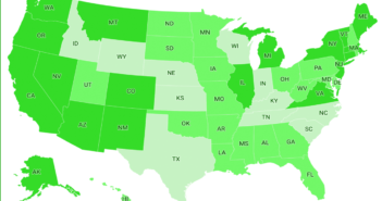How many states is weed legal in maps